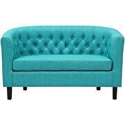 Upholstered fabric loveseat in pure water by Modway additional picture 5