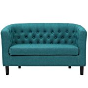 Upholstered fabric loveseat in teal by Modway additional picture 5