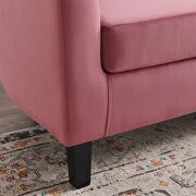 Performance velvet loveseat in dusty rose by Modway additional picture 2