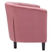 Performance velvet loveseat in dusty rose by Modway additional picture 3