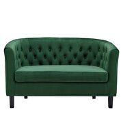 Performance velvet loveseat in emerald by Modway additional picture 4