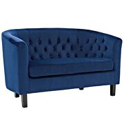 Performance velvet loveseat in navy by Modway additional picture 4
