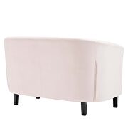 Performance velvet loveseat in pink by Modway additional picture 5