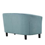 Performance velvet loveseat in sea blue by Modway additional picture 2