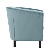 Performance velvet loveseat in sea blue by Modway additional picture 3