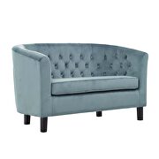 Performance velvet loveseat in sea blue by Modway additional picture 4