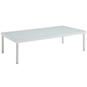 7 piece outdoor patio aluminum sectional sofa set in white gray additional photo 2 of 6
