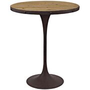 Wood bar table in brown by Modway additional picture 3