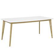 Dining table in white by Modway additional picture 4