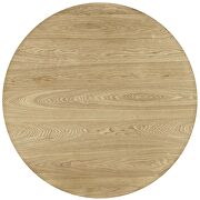 Circular dining table in natural by Modway additional picture 2