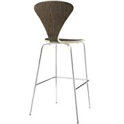 Dining bar stool in walnut by Modway additional picture 3