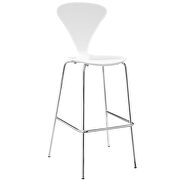 Dining bar stool in white by Modway additional picture 2
