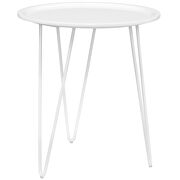 Side table in white by Modway additional picture 3