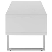 Low profile tv stand in white by Modway additional picture 3