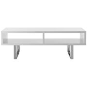 Low profile tv stand in white by Modway additional picture 4
