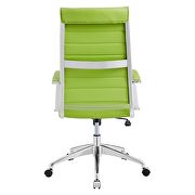 Highback office chair in bright green by Modway additional picture 5