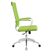 Highback office chair in bright green by Modway additional picture 7