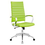 Highback office chair in bright green by Modway additional picture 9