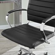 Highback office chair in black by Modway additional picture 2
