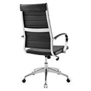 Highback office chair in black by Modway additional picture 8