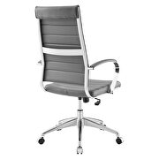 Highback office chair in gray by Modway additional picture 7