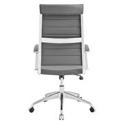 Highback office chair in gray by Modway additional picture 9
