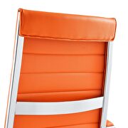 Highback office chair in orange by Modway additional picture 4