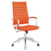 Highback office chair in orange by Modway additional picture 6