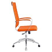 Highback office chair in orange by Modway additional picture 8
