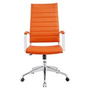 Highback office chair in orange by Modway additional picture 9