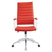 Highback office chair in red by Modway additional picture 9