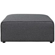 Fabric ottoman in gray by Modway additional picture 4