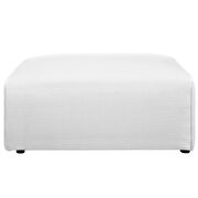 Fabric ottoman in white by Modway additional picture 3