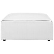 Fabric ottoman in white by Modway additional picture 4