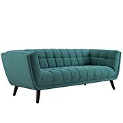 Crushed performance velvet sofa in teal additional photo 3 of 3