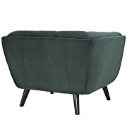Performance velvet armchair in green by Modway additional picture 2
