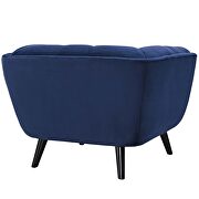 Performance velvet armchair in navy by Modway additional picture 2