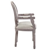 Vintage french dining armchair in beige by Modway additional picture 4