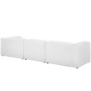 Upholstered white fabric 4pcs sectional sofa by Modway additional picture 3