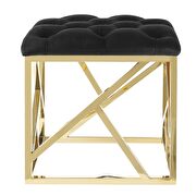 Ottoman in gold black additional photo 3 of 4