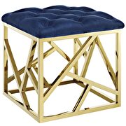 Ottoman in gold navy by Modway additional picture 2