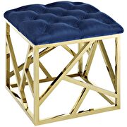 Ottoman in gold navy by Modway additional picture 3