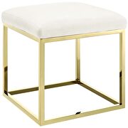 Ottoman in gold ivory by Modway additional picture 2