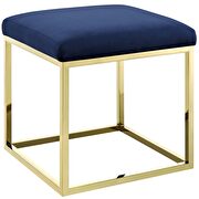 Ottoman in gold navy additional photo 2 of 4