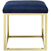 Ottoman in gold navy additional photo 4 of 4