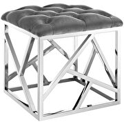 Ottoman in silver gray by Modway additional picture 2