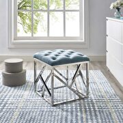 Ottoman in sea blue by Modway additional picture 5