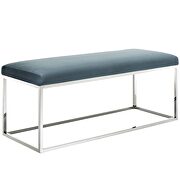 Performance velvet bench in sea blue by Modway additional picture 3