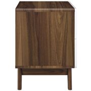 Nightstand or end table in walnut white by Modway additional picture 3