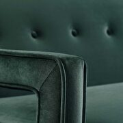 Button tufted performance velvet sofa in green by Modway additional picture 6